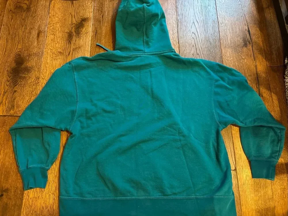 Jordan air teal green hoodie sweatshirt M logo